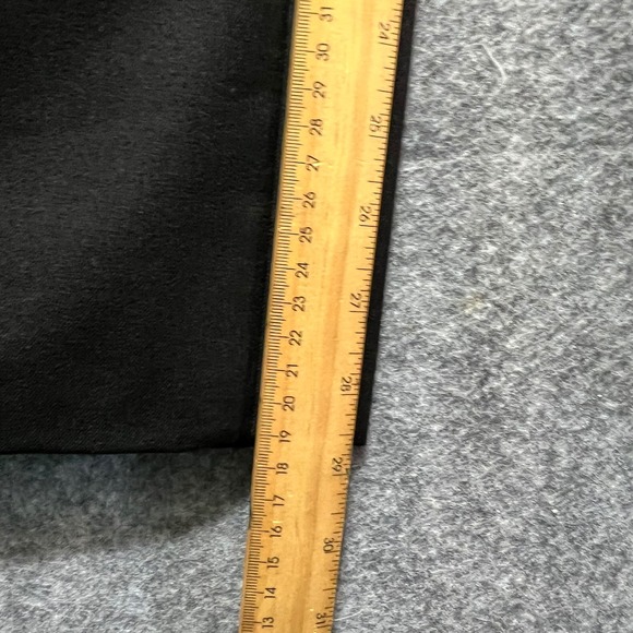 Vintage Giorgio Sant'Angelo‎ Wool Trousers Sz 14 Black Pleated Pants Yugoslavia - Picture 3 of 10